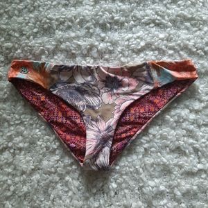 Maaji Flower and Geometric Pattern Bikini Bottoms